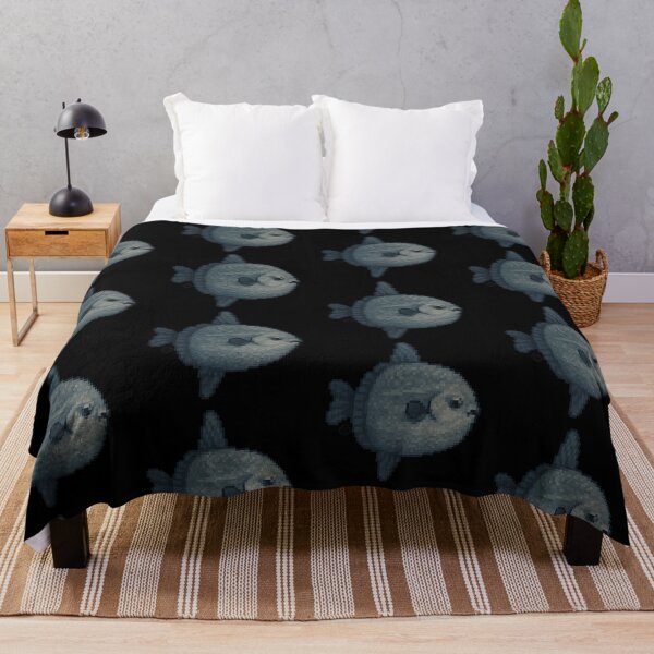 Item preview, Sunfish - Mola Mola - Luna Fish - Pixel Art - 8bit graphics 16bit graphics - Retro Fish Art - Sunfish designed and sold by Kabuji Store.