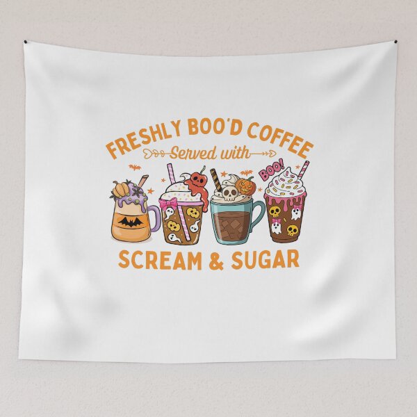 Item preview, Freshly Boo'd Coffee Lover Halloween designed and sold by thebest-2studio.