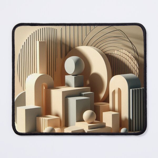 Item preview, Geometric Shadows – Minimal Abstract Art designed and sold by ashokreddy343.