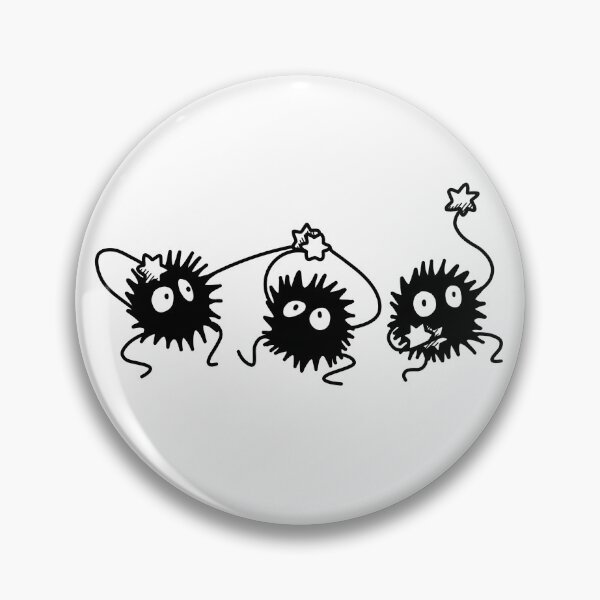 Item preview, soot sprites designed and sold by Kama black&white.