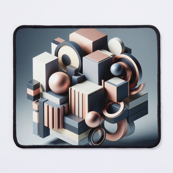 Item preview, Modern Abstract Shapes with Depth designed and sold by ashokreddy343.