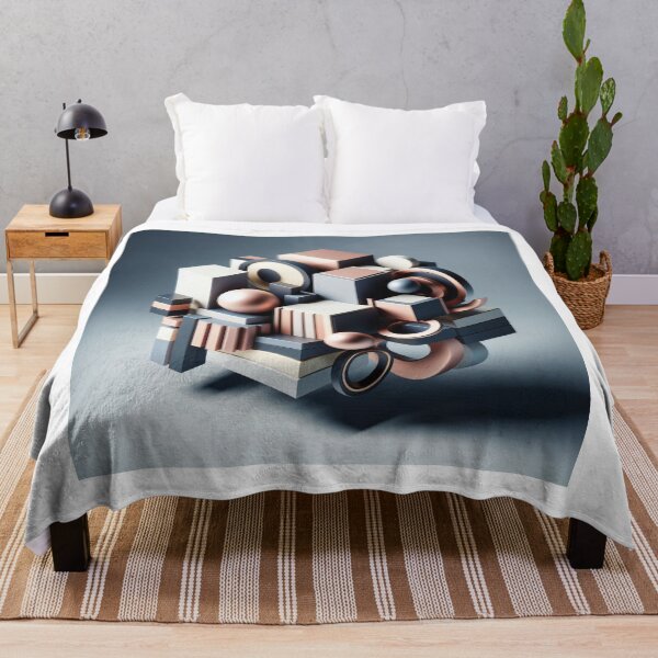 Item preview, Modern Abstract Shapes with Depth designed and sold by ashokreddy343.