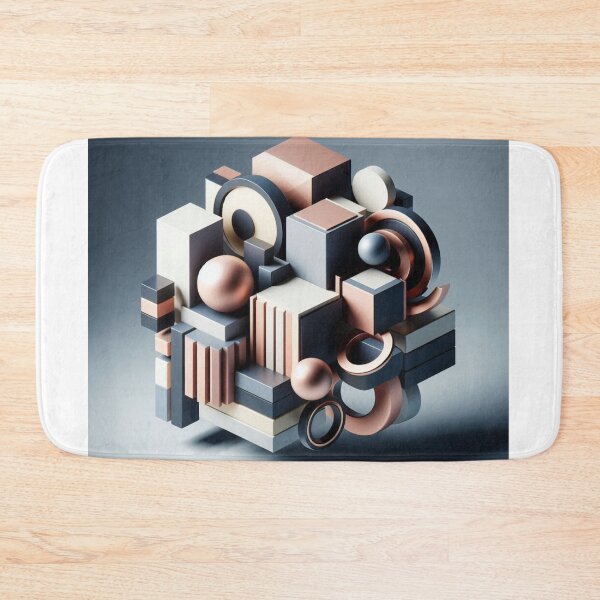 Item preview, Modern Abstract Shapes with Depth designed and sold by ashokreddy343.