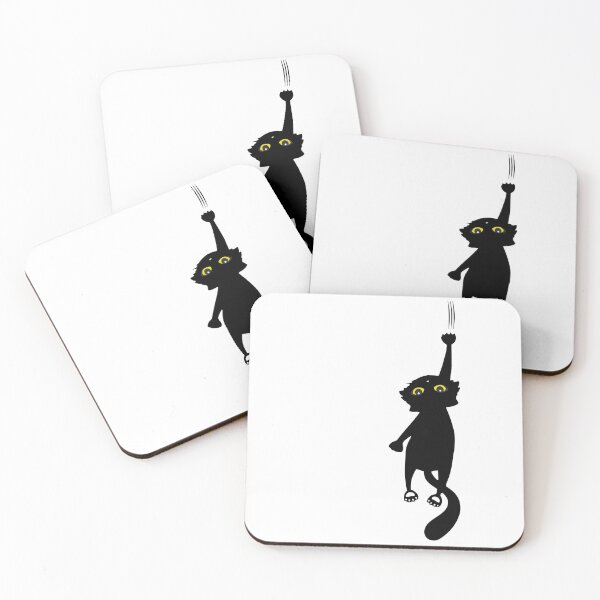Item preview, Black Cat Scratch designed and sold by wesdesignshop.
