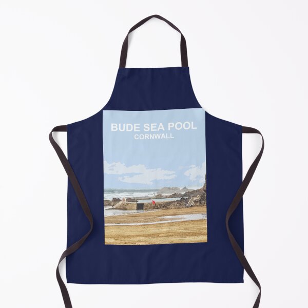 Item preview, Bude Cornwall.  Cornish gift Kernow Travel location poster designed and sold by BarbaraGlebska.