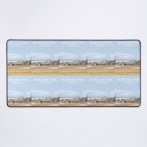 Item preview, Bude Cornwall.  Cornish gift Kernow Travel location poster designed and sold by BarbaraGlebska.