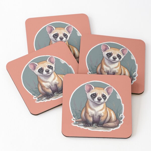 Item preview, Black footed ferret designed and sold by GasconyPassion.