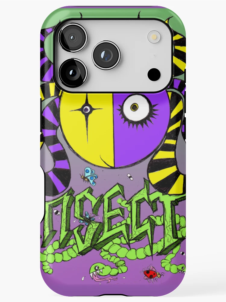 Thumbnail 1 of 4, iPhone Case, Insect designed and sold by PERCENTUM DESIGNS.