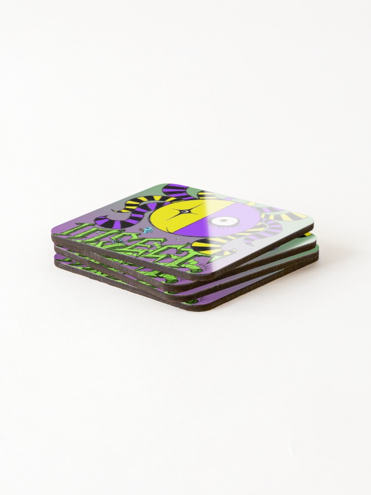 Thumbnail 4 of 5, Coasters (Set of 4), Insect designed and sold by PercentumDesign.