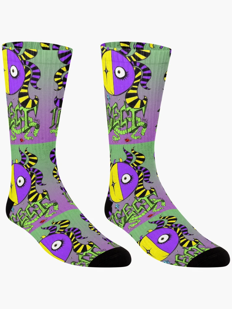 Thumbnail 3 of 5, Socks, Insect designed and sold by PERCENTUM DESIGNS.