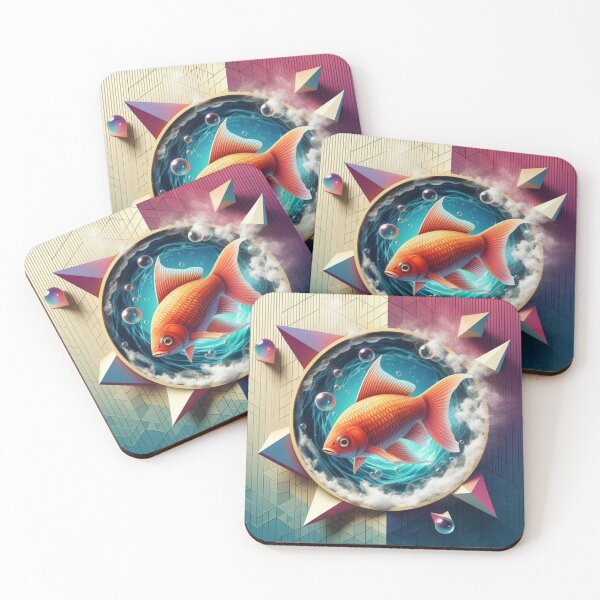 Item preview, Surreal Fish & Portal – Abstract Dream Art designed and sold by ashokreddy343.