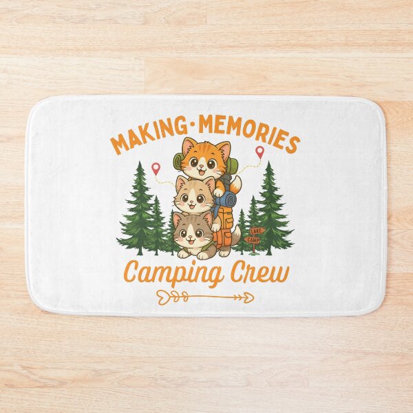 Item preview, Making Memories Camping Crew Funny Cat Lover designed and sold by thebest-2studio.