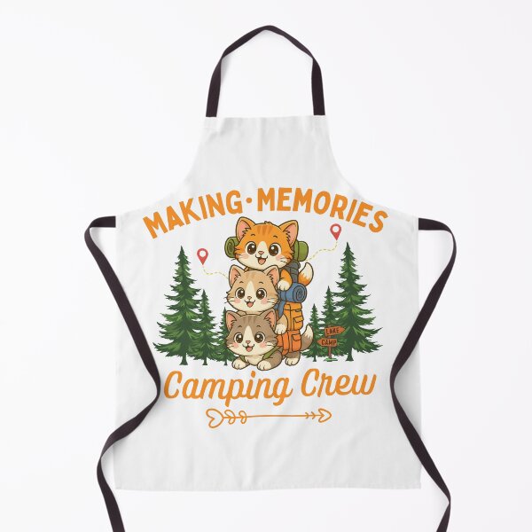 Item preview, Making Memories Camping Crew Funny Cat Lover designed and sold by thebest-2studio.