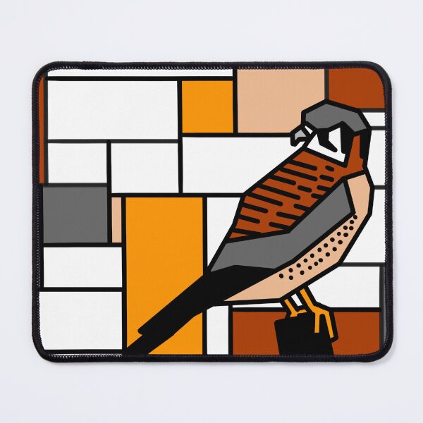 Item preview, Mondrian American Kestrel designed and sold by CCArtPrints.