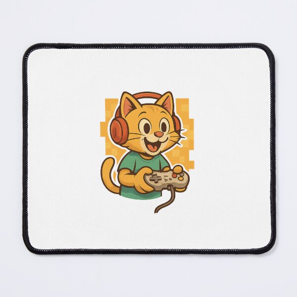 Item preview, Gaming cat designed and sold by Teddybearlol.