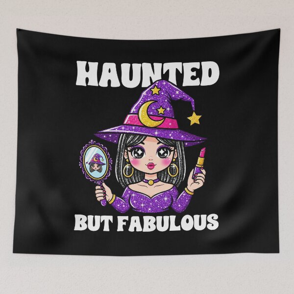 Item preview, HAUNTED BUT FABULOUS - WITCH HALLOWEEN designed and sold by KEF Custom.