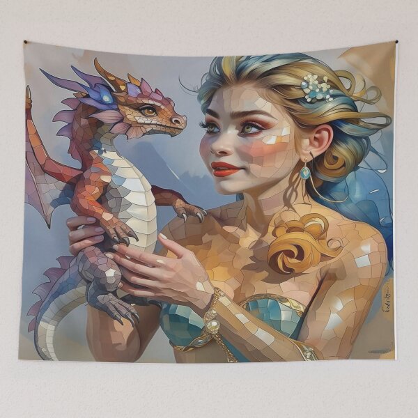 Item preview, Daenerys Queen Mother of the dragons in a crystalline setting designed and sold by Rum-Raisin.