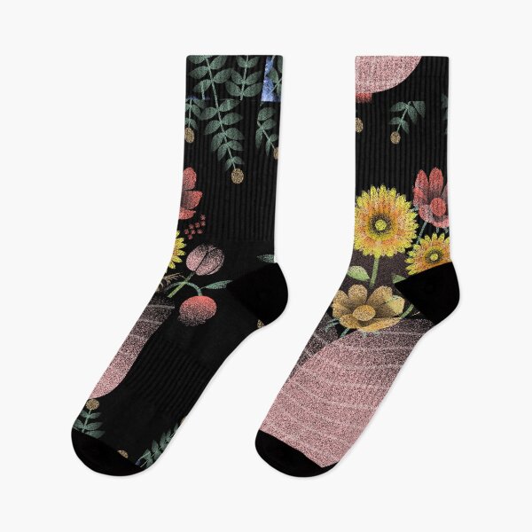 Item preview, flower pot full of colourful flowers. designed and sold by Lov Verman.