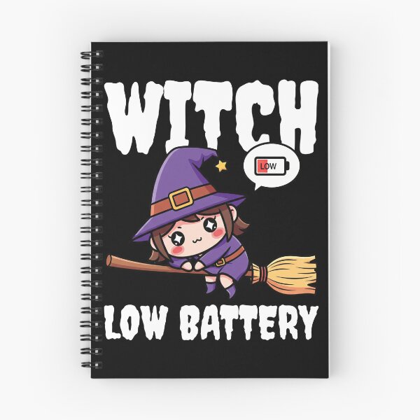 Item preview, WITCH LOW BATTERY - WITCH HALLOWEEN designed and sold by KEF Custom.
