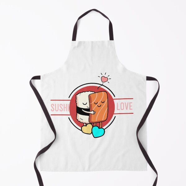 Item preview, Cute Sushi Love Hug Cartoon – Funny Japanese Food Art designed and sold by graphicnew.