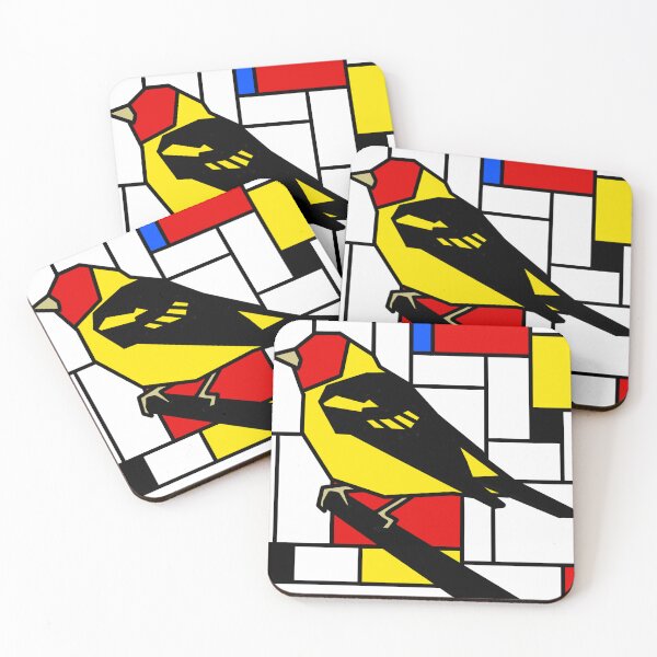 Item preview, Tangara occidental de Mondrian designed and sold by CCArtPrints.
