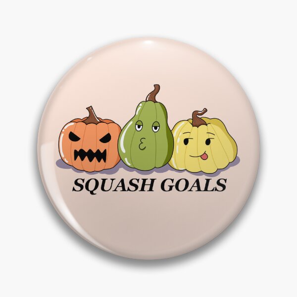 Item preview, Squash Goals – Cute Funny Pumpkin Cartoon Illustration designed and sold by zubinshi.