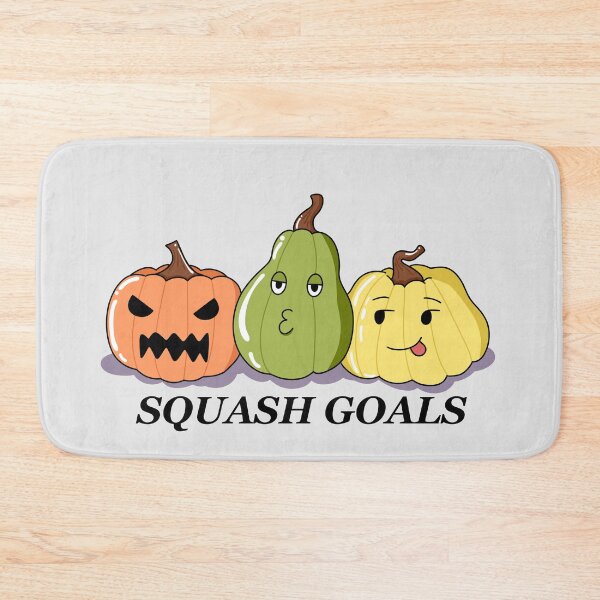 Item preview, Squash Goals – Cute Funny Pumpkin Cartoon Illustration designed and sold by zubinshi.