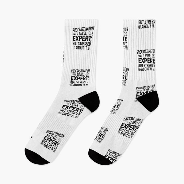 Item preview, Funny Procrastination Quote | Procrastination Level: Expert but Stressed About It designed and sold by Okada's t-shirts & accessories.