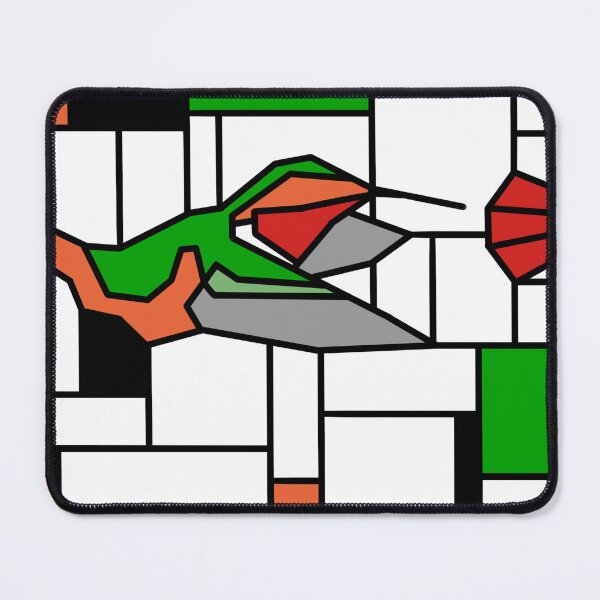 Item preview, Mondrian Hummingbird designed and sold by CCArtPrints.
