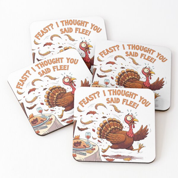 Item preview, Funny Escaping Turkey Thanksgiving designed and sold by Pixelzo.