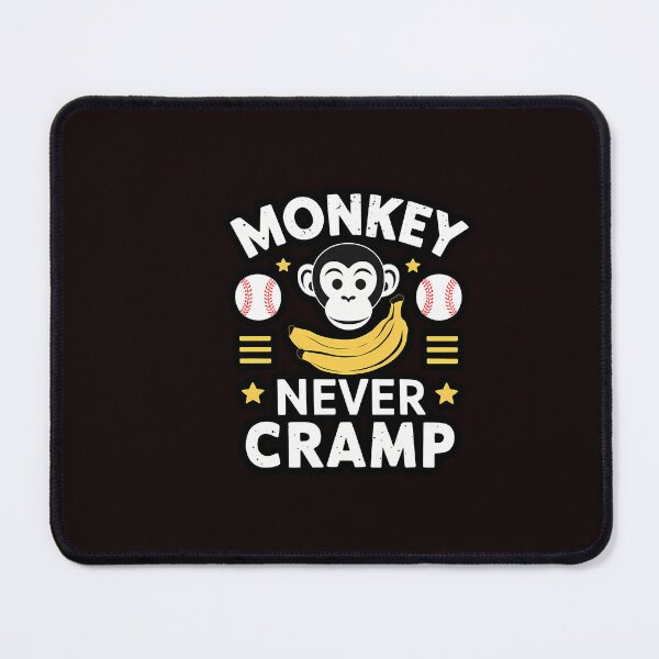 Item preview, Monkey Never Cramp - Funny Baseball designed and sold by Vevonina.