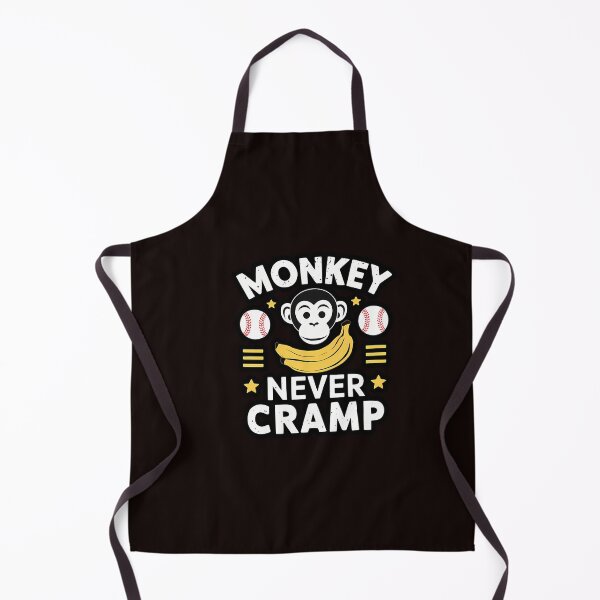 Item preview, Monkey Never Cramp - Funny Baseball  designed and sold by Vevonina.