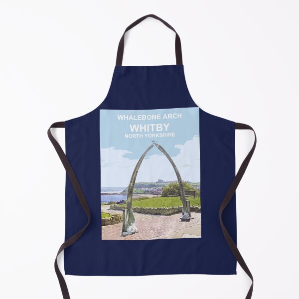 Item preview, Whitby North Yorkshire Whalebone Arch Travel location poster designed and sold by BarbaraGlebska.