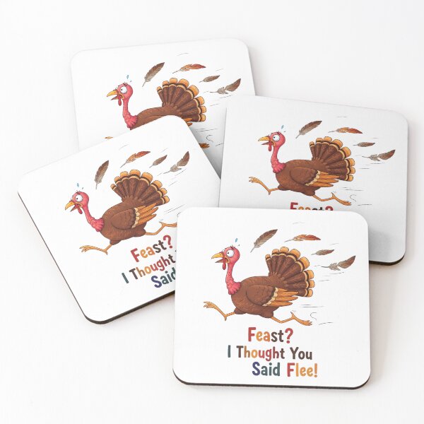 Item preview, Funny Escaping Turkey Thanksgiving designed and sold by Pixelzo.