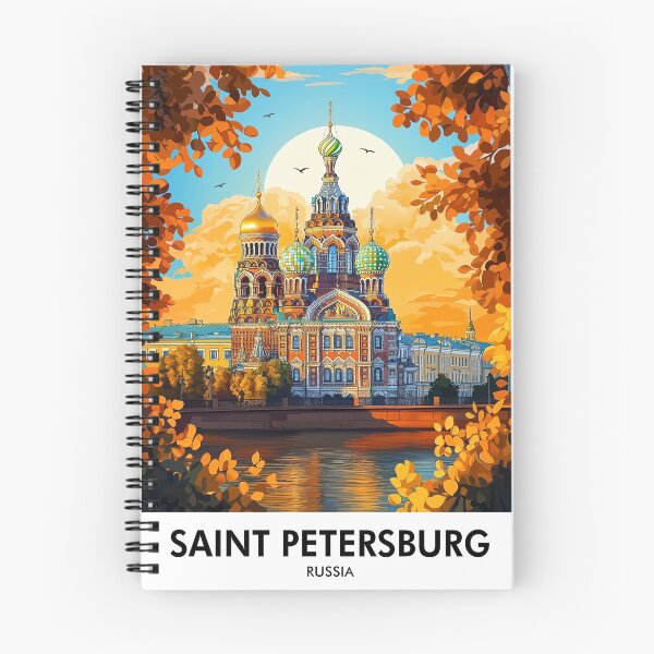 Item preview, Saint Petersburg Retro Travel Print designed and sold by HomeLivingCo.