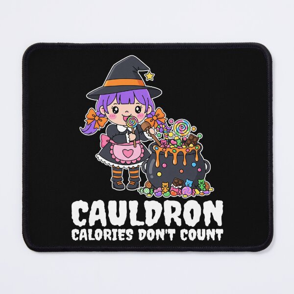 Item preview, CAULDRON CALORIES DON'T COUNT - WITCH HALLOWEEN designed and sold by KEF Custom.