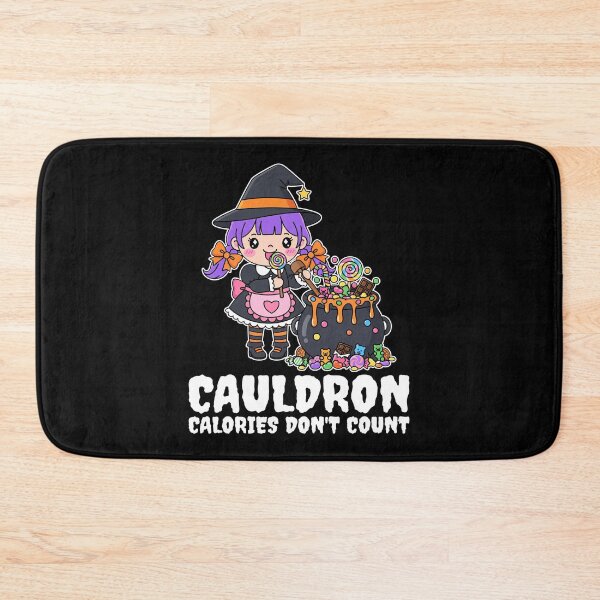 Item preview, CAULDRON CALORIES DON'T COUNT - WITCH HALLOWEEN designed and sold by KEF Custom.