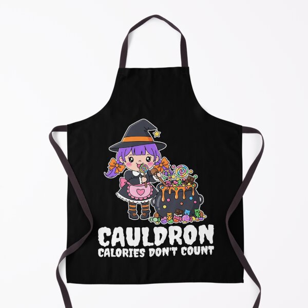 Item preview, CAULDRON CALORIES DON'T COUNT - WITCH HALLOWEEN designed and sold by KEF Custom.