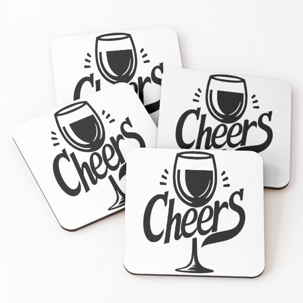 Item preview, Cheers #06 – Minimalist Wine Glass Typography designed and sold by MyAceCrafts.