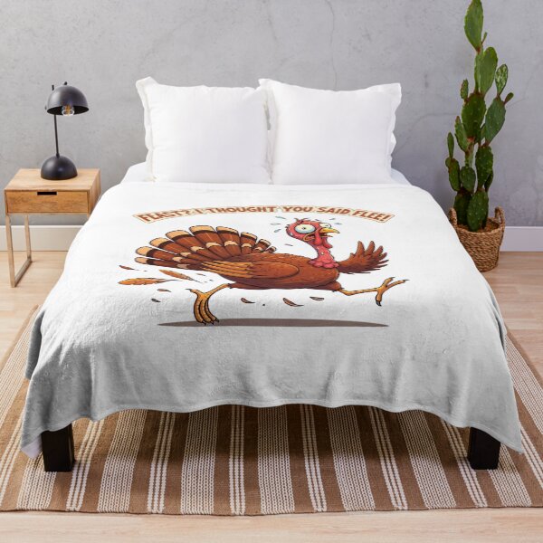 Item preview, Funny Escaping Turkey Thanksgiving designed and sold by Pixelzo.