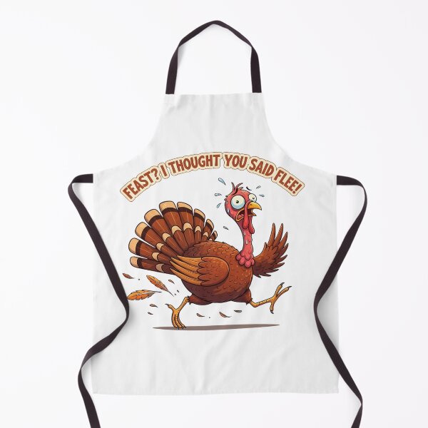 Item preview, Funny Escaping Turkey Thanksgiving designed and sold by Pixelzo.