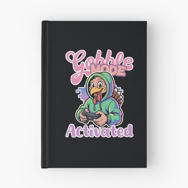Item preview, Cartoon Turkey Gamer with Controller and Pixel Background designed and sold by SplashTastic.