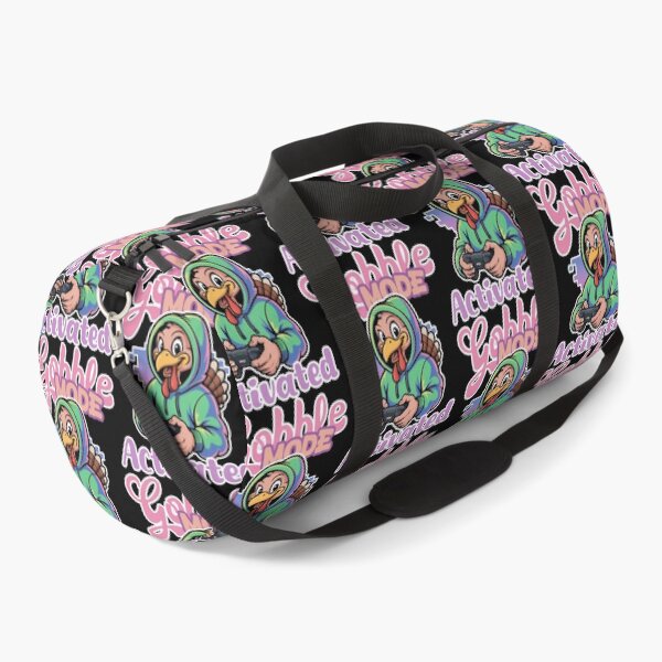 Item preview, Cartoon Turkey Gamer with Controller and Pixel Background designed and sold by SplashTastic.