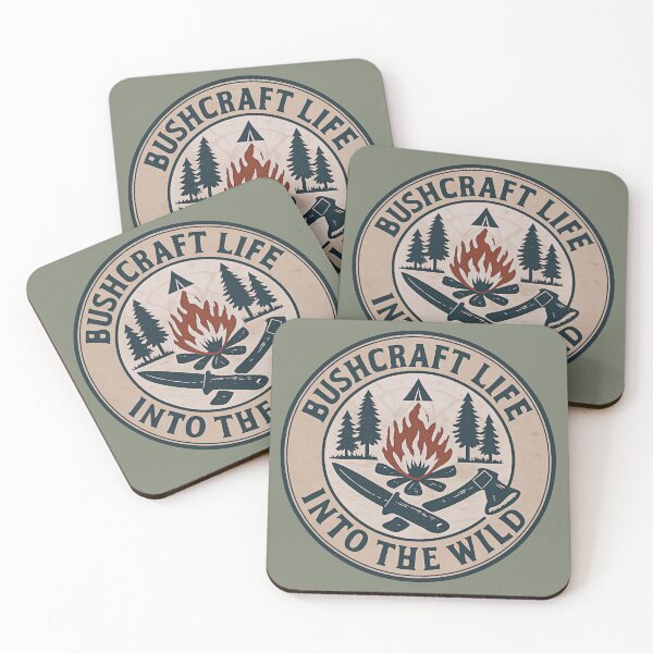 Item preview, Bushcraft Life Into The Wild | Rustic Camping Survival Adventure designed and sold by InkwildStudio.