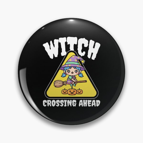 Item preview, WITCH CROSSING AHEAD - WITCH HALLOWEEN designed and sold by KEF Custom.