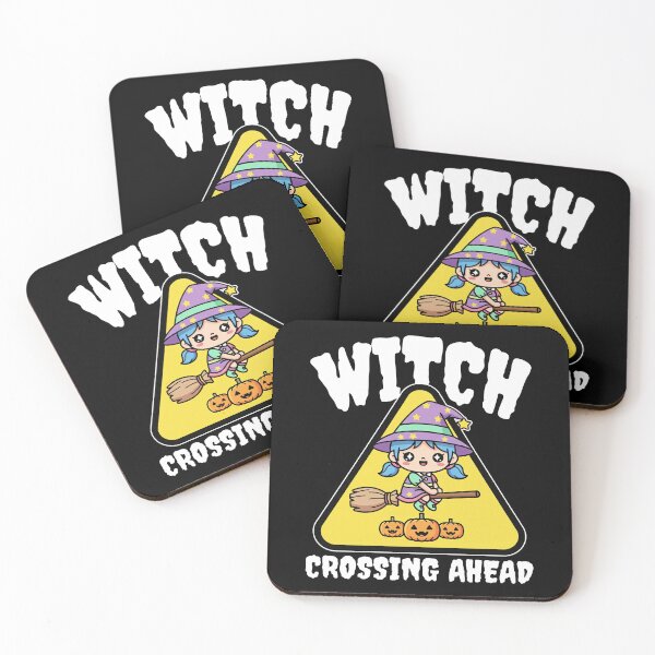 Item preview, WITCH CROSSING AHEAD - WITCH HALLOWEEN designed and sold by KEF Custom.