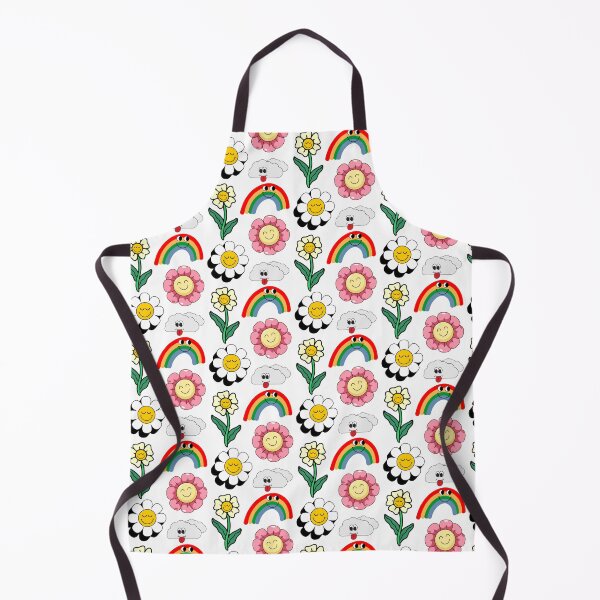 Item preview, Five stickers rainbow, smiling cloud, three sleeping flowers. designed and sold by Lov Verman.