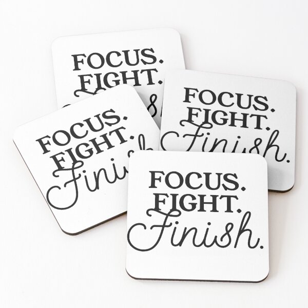 Item preview, Focus. Fight. Finish. - Powerful Three-Word Motivation designed and sold by Soaring Eagle.