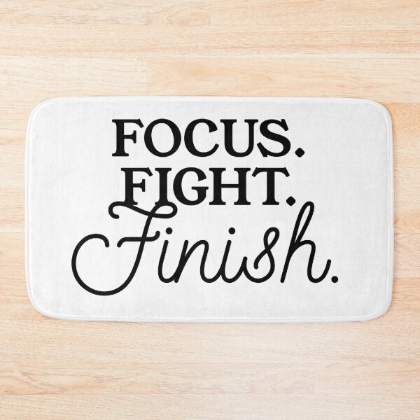 Item preview, Focus. Fight. Finish. - Powerful Three-Word Motivation designed and sold by Soaring Eagle.