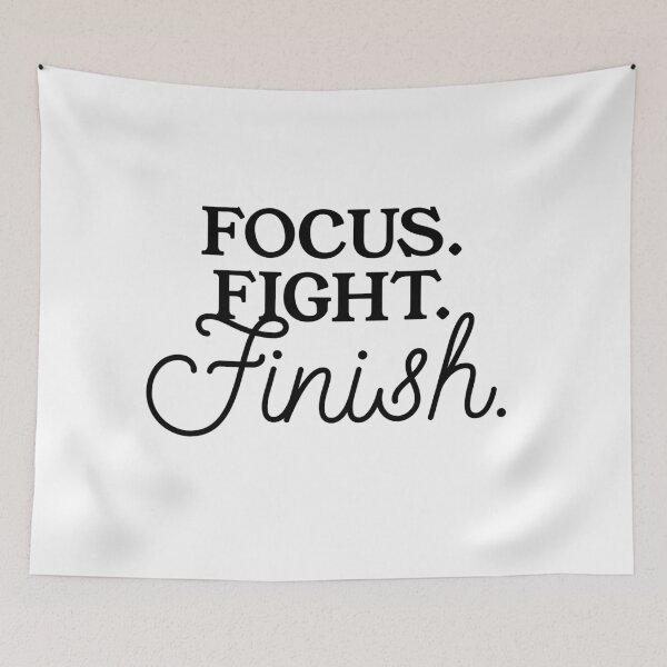 Item preview, Focus. Fight. Finish. - Powerful Three-Word Motivation designed and sold by Soaring Eagle.